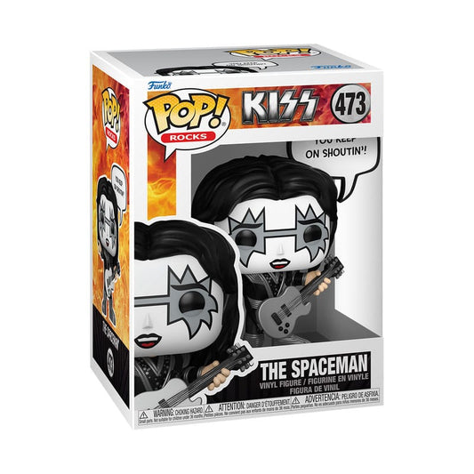 KISS POP! Sayings Vinyl Figure The Spaceman(R&R All Night) 9 cm Funko POP