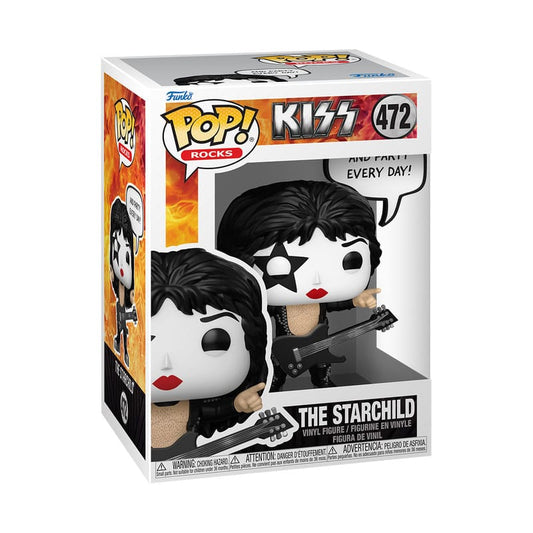 KISS POP! Sayings Vinyl Figure The Starchild(R&R All Night) 9 cm Funko POP