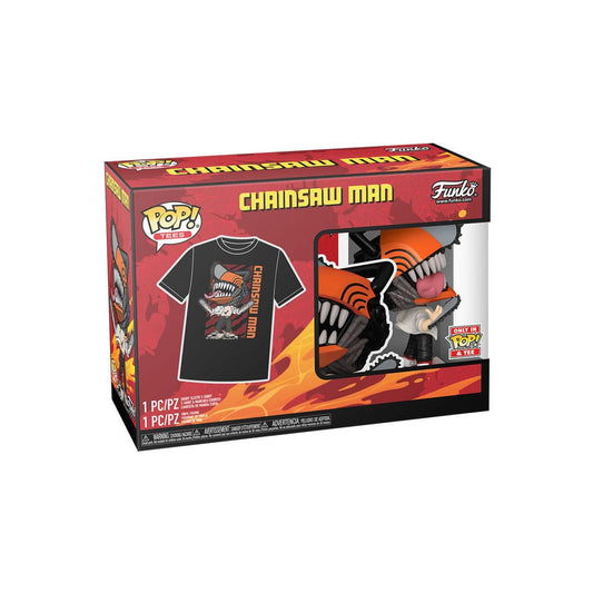 Chainsaw Man POP! & Tee Box Chainsaw Man Leaping Size XL