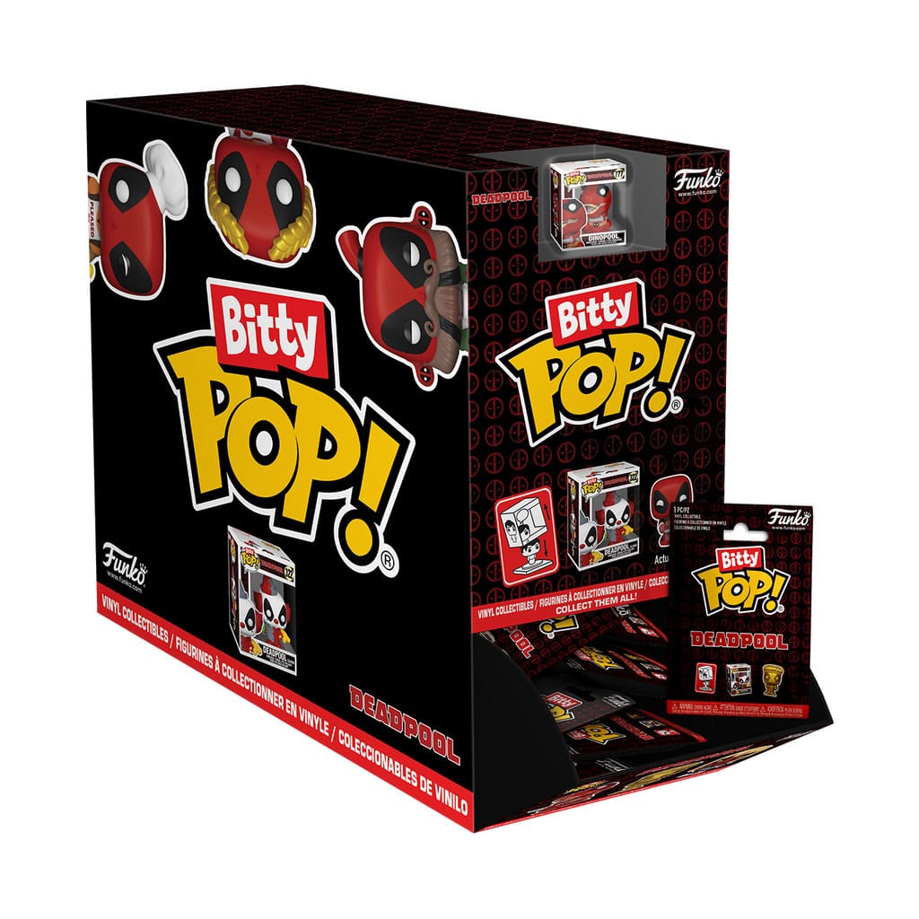 Deadpool Bitty POP! Vinyl Figure Display (32) PDQ 2,5 cm Funko POP