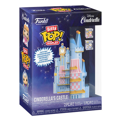 Disney Bitty POP! Display with 2 Vinyl Figures Cinderella's Castle Funko POP