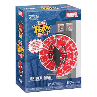 Marvel Bitty POP! Display with 2 Vinyl Figures Spider-Man Web Funko POP