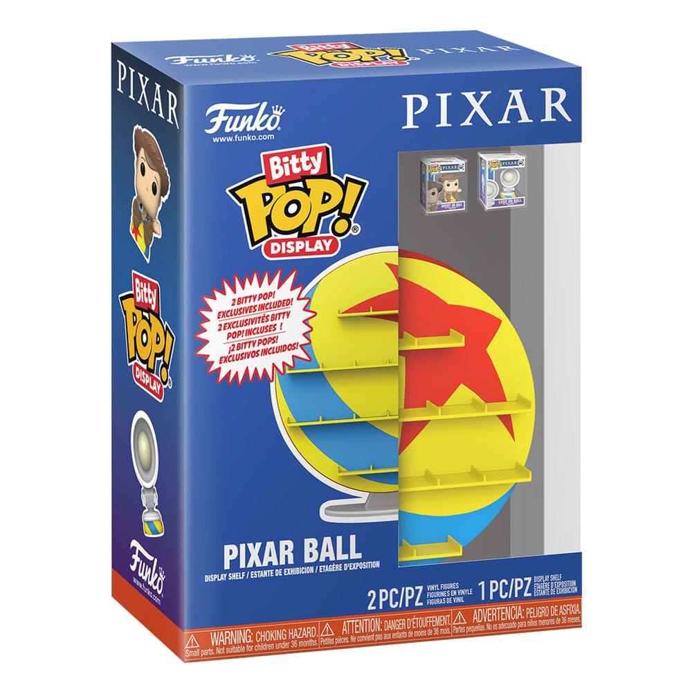 Pixar Bitty POP! Display with 2 Vinyl Figures Pixar Ball Funko POP