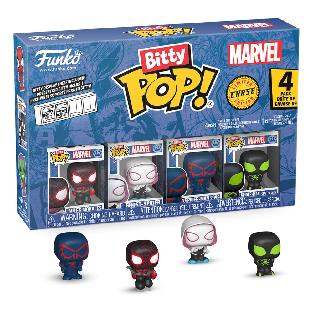 Spider-Man Bitty POP! Vinyl Figure 4-Pack Series 2 2 cm Funko POP