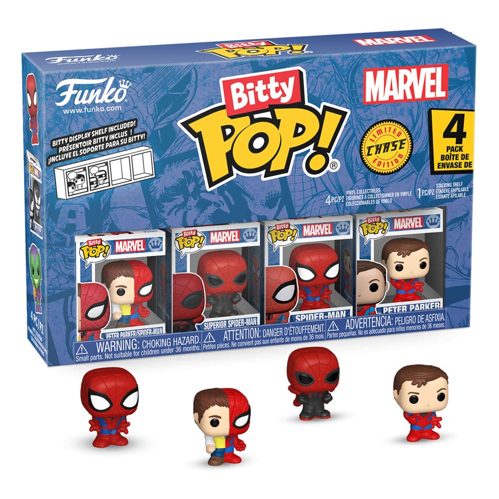 Spider-Man Bitty POP! Vinyl Figure 4-Pack Series 4 2 cm Funko POP