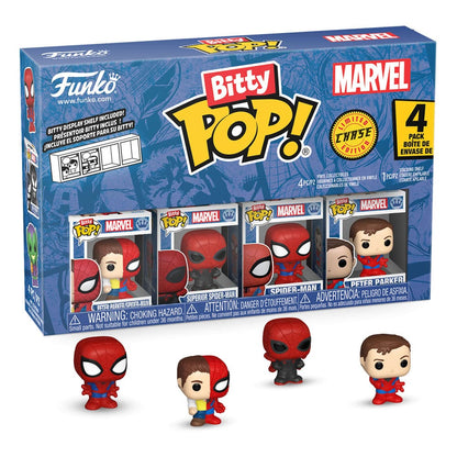 Spider-Man Bitty POP! Vinyl Figure 4-Pack Series 4 2 cm Funko POP