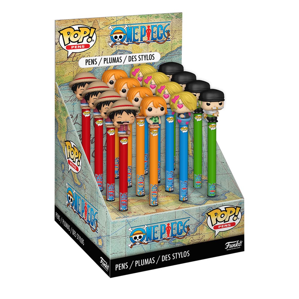 One Piece POP! Homewares Pens with Toppers Display (16) Funko POP