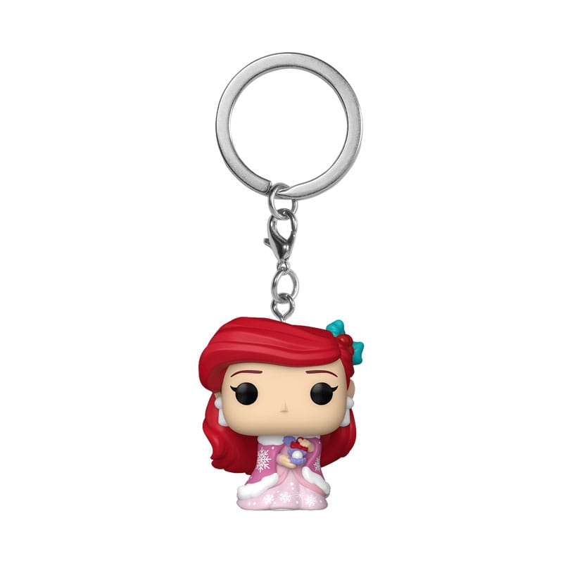 Disney Princess POP! Vinyl Keychains 4 cm Holiday Ariel Display (12) Funko POP