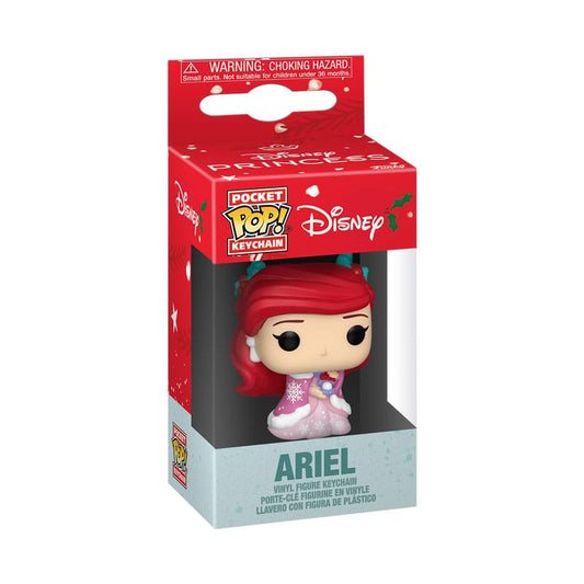 Disney Princess POP! Vinyl Keychains 4 cm Holiday Ariel Display (12) Funko POP