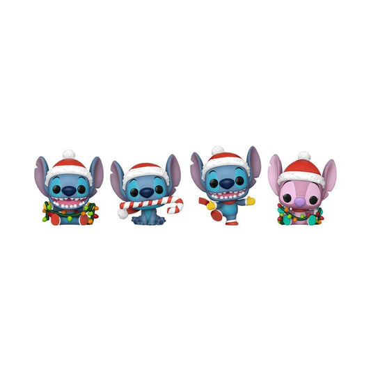 Lilo&Stitch Holiday 2025 Pocket POP! Vinyl Keychains 4-Pack Tree Holiday Box 4 cm Funko POP