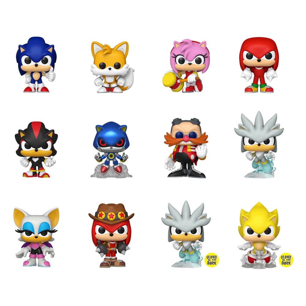 Sonic - The Hedgehog Mini Figures PDQ 5 cm Display (12) Funko POP