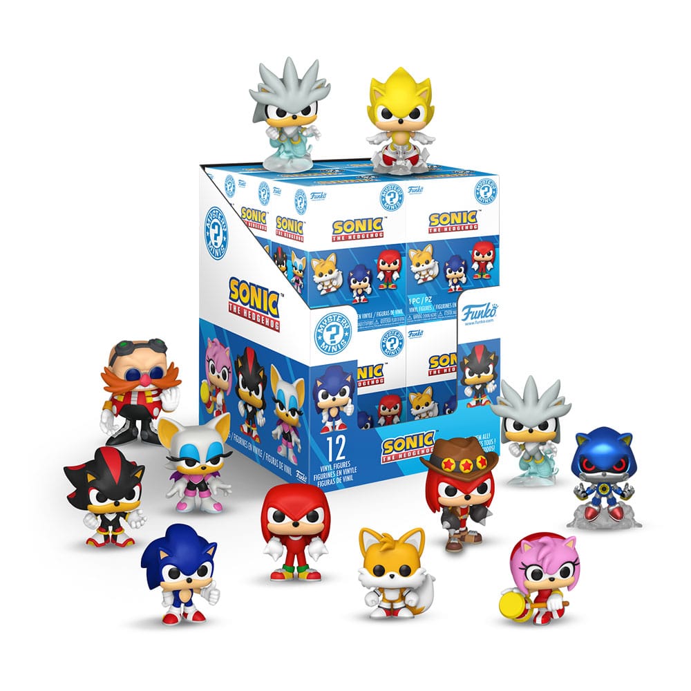Sonic - The Hedgehog Mini Figures PDQ 5 cm Display (12) Funko POP Mini-figures