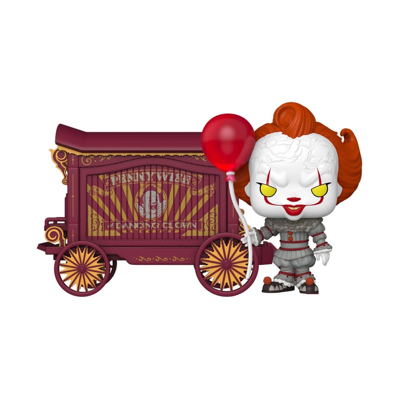 It-Welcome to Derry POP! Town Vinyl Figure Pennywise & Wagon 9 cm Funko POP