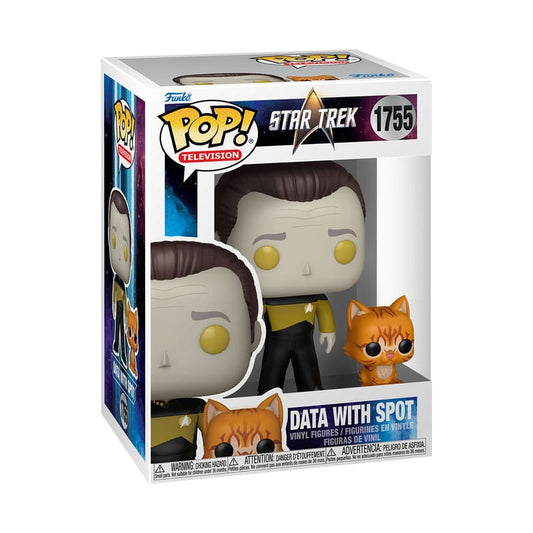 Star Trek POP!&Buddy TV Vinyl Figure STNXTGen- Data w/spot 9 cm Funko POP