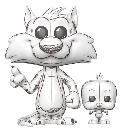 Looney Tunes POP!&Buddy Animation Vinyl Figure Sylvester&Tweety 9 cm