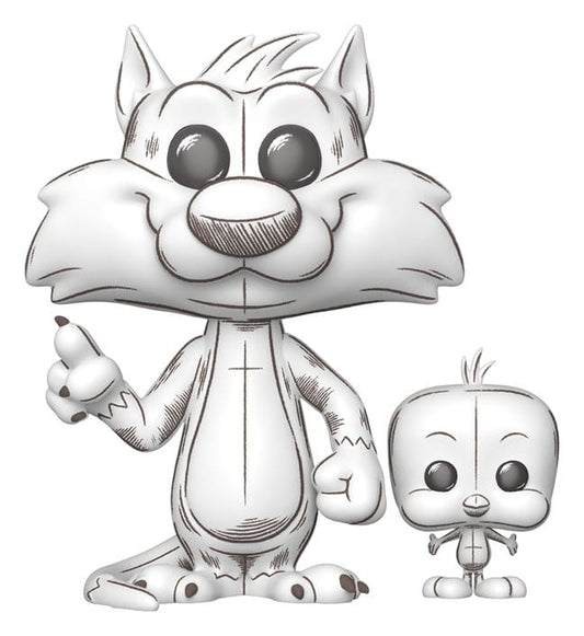 Looney Tunes POP!&Buddy Animation Vinyl Figure Sylvester&Tweety 9 cm