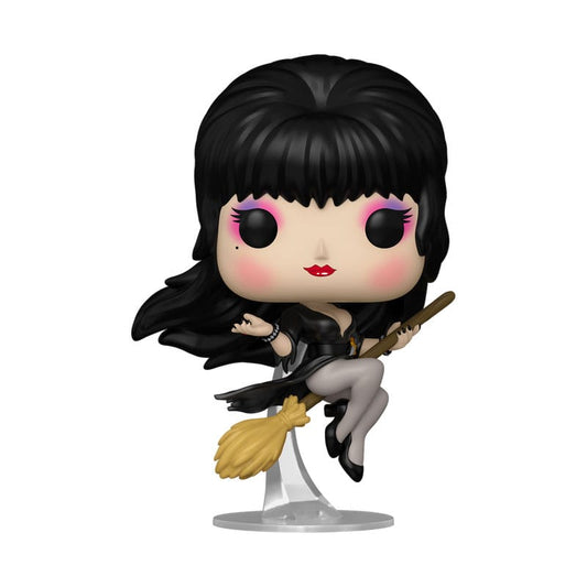Elvira POP! Icons Vinyl Figure Elvira Broom 9 cm Funko POP POP! Figures
