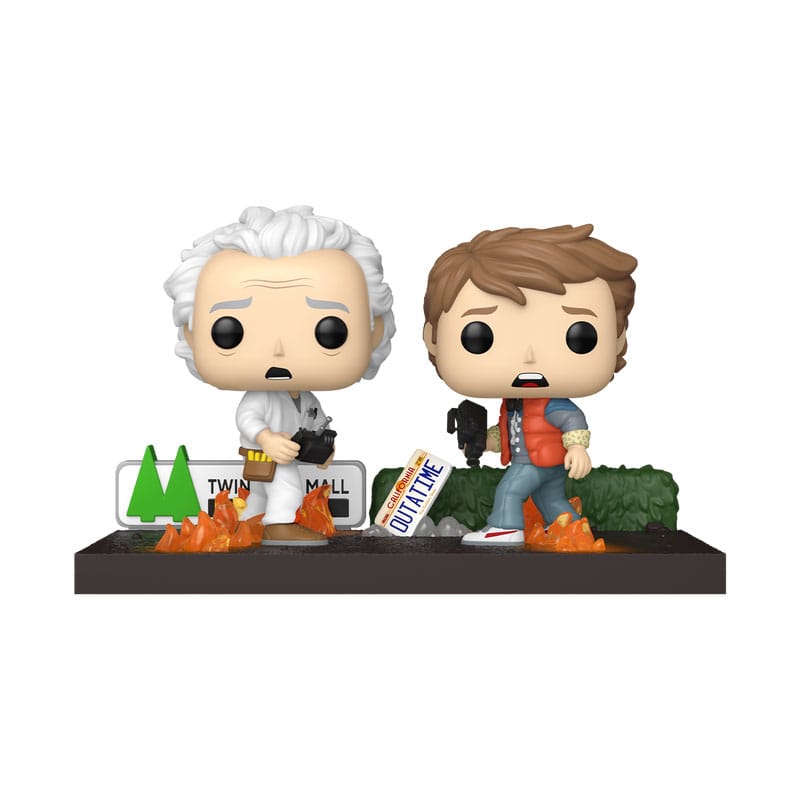 Back to the Future POP Moments Vinyl Figures Doc&Marty 9 cm Funko POP Mini-figures