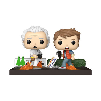Back to the Future POP Moments Vinyl Figures Doc&Marty 9 cm Funko POP Mini-figures