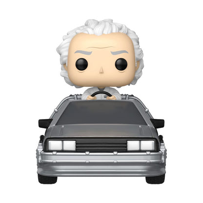 Back to the Future POP! Rides Deluxe Vinyl Doc w/Time Machine 9 cm