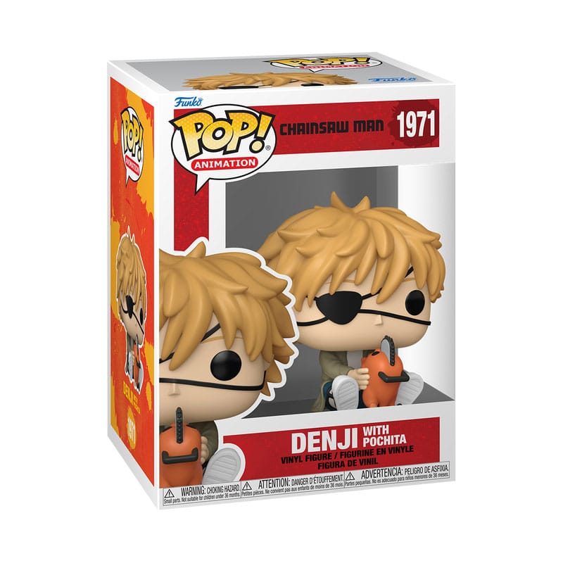 Chainsaw Man POP! Games Vinyl Figure Denji & Pochita 9 cm Funko POP