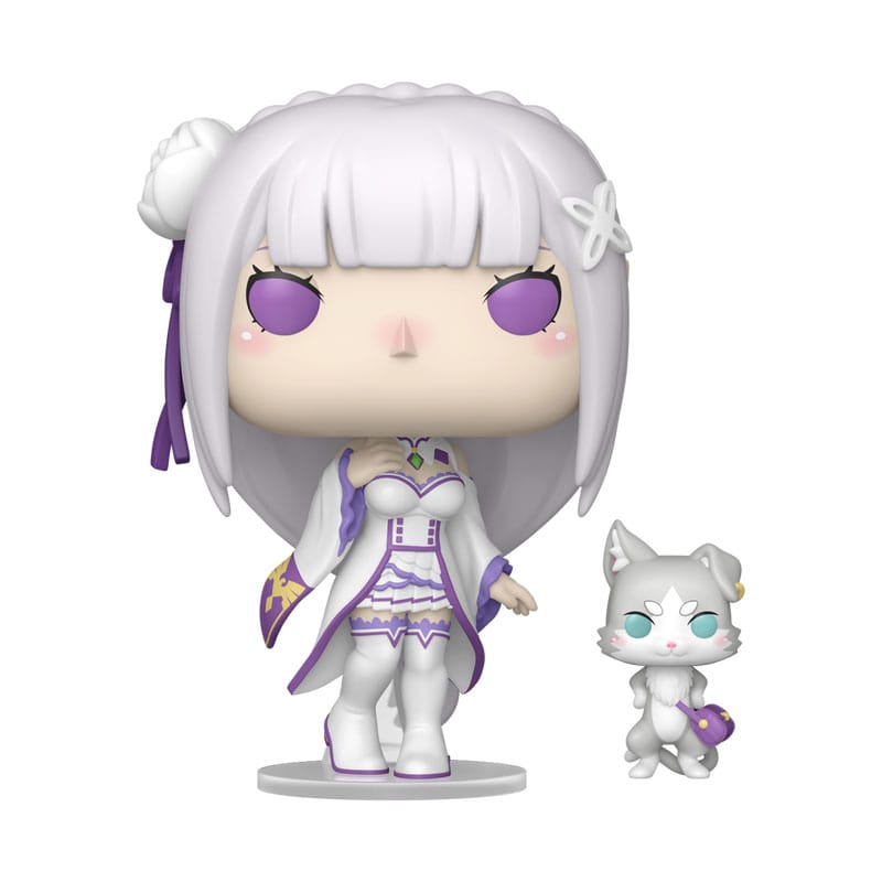 Re:Zero POP!&Buddy Animation Vinyl Figures Emilia w/Puck 9 cm Funko POP