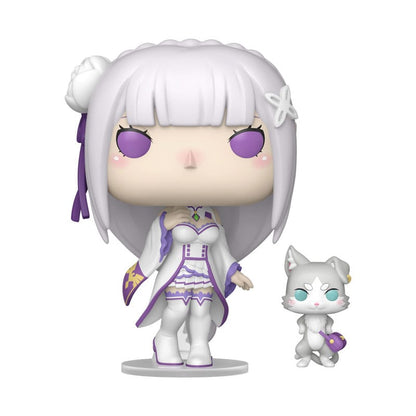 Re:Zero POP!&Buddy Animation Vinyl Figures Emilia w/Puck 9 cm Funko POP