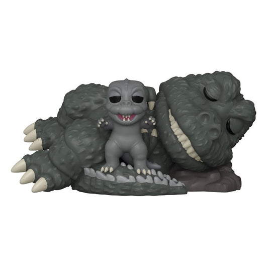 Godzilla Super Sized POP! Movies Vinyl Figure Sleeping Godzilla with Minilla 15 cm POP! Figures