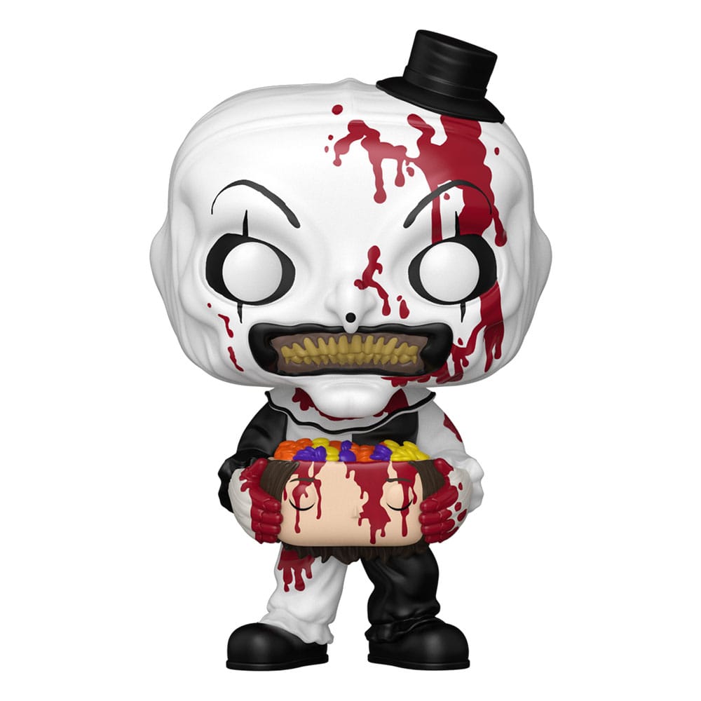 Terrifier 2 POP! Movies Vinyl Figure Art the Clown with Candy Filled Head 9 cm Funko POP