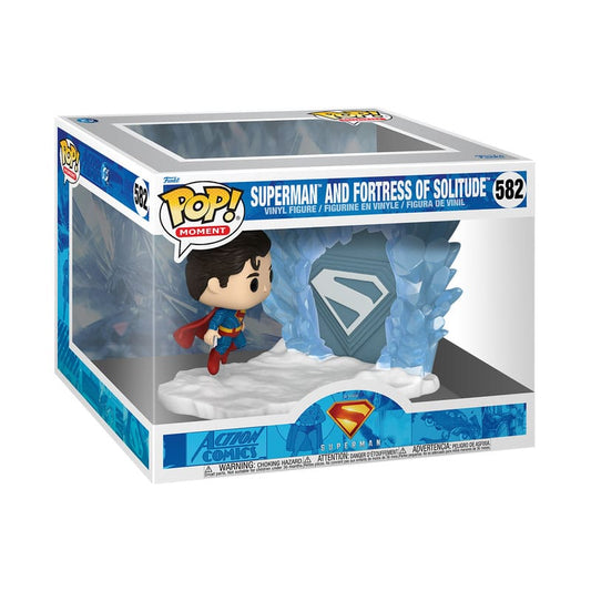 Superman (2025) POP Moments Vinyl Figures Superman and Fortress of Solitude 9 cm Funko POP