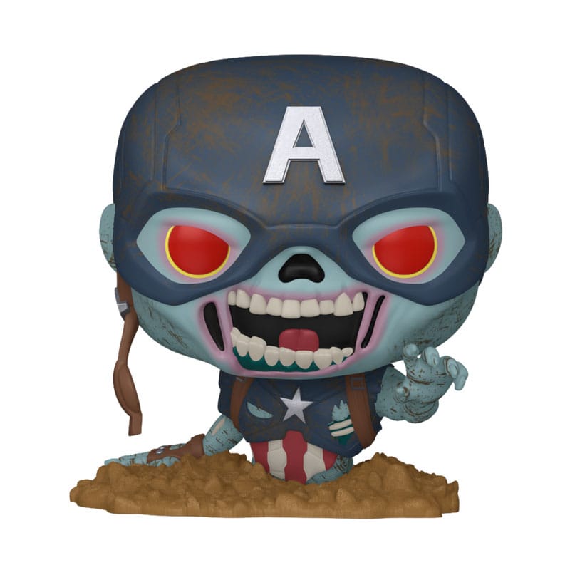 Marvel Zombies POP! Marvel Vinyl Figure Captain America 9 cm Funko POP