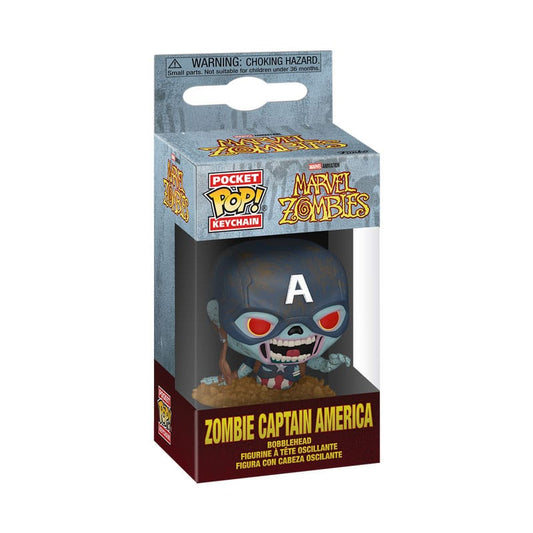 Marvel Zombies POP! Vinyl Keychains 4 cm Captain America Display (12) Funko POP