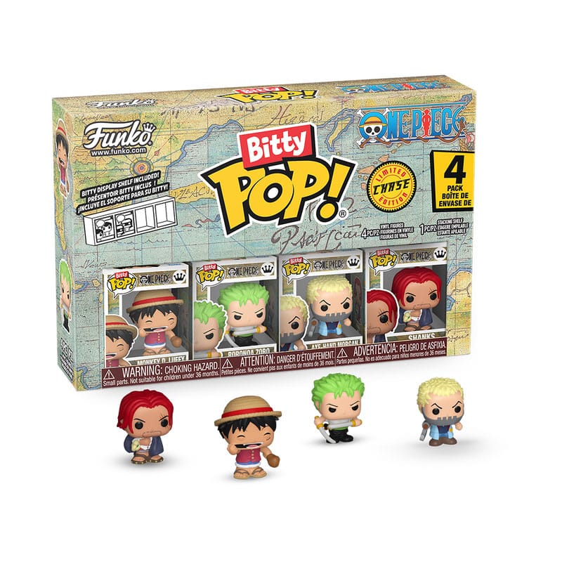 One Piece Bitty POP! Vinyl Figure 4-Pack Luffy 2,5 cm Funko POP