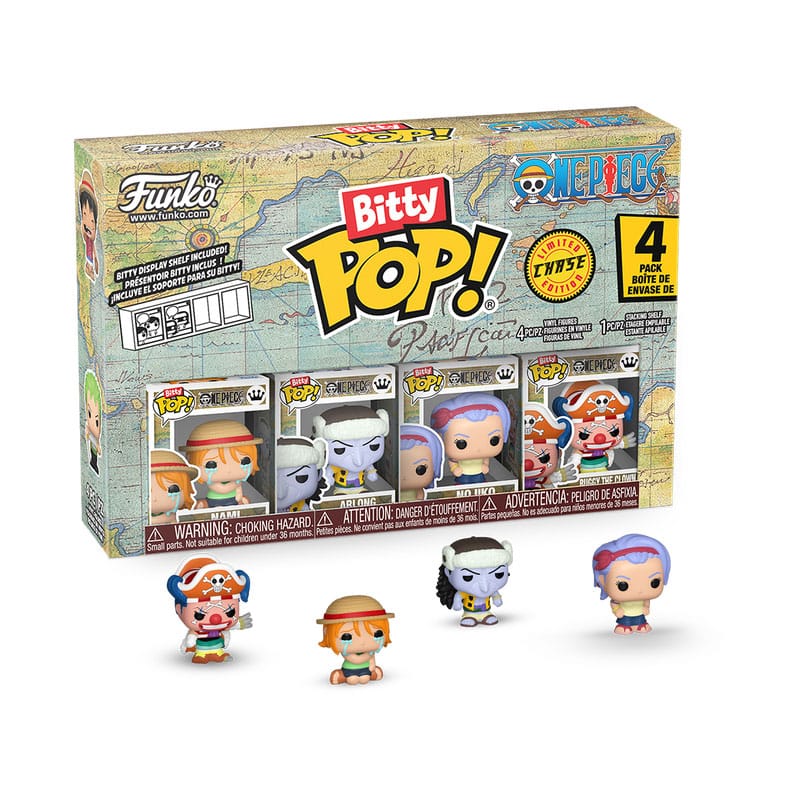 One Piece Bitty POP! Vinyl Figure 4-Pack Nami 2,5 cm Funko POP