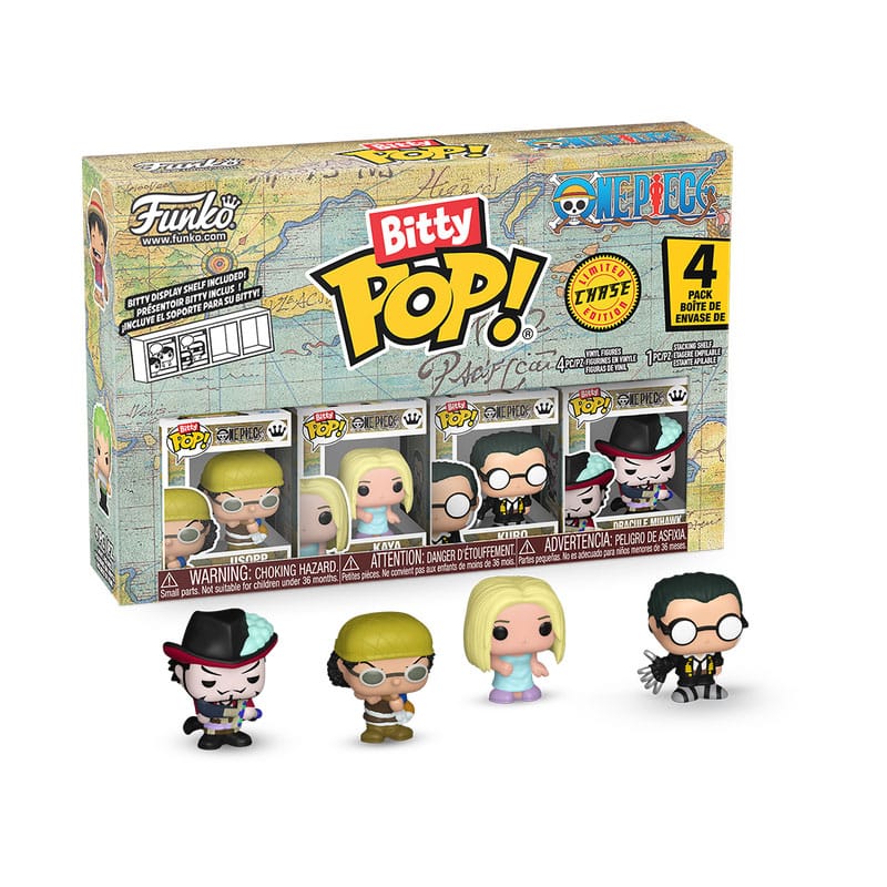 One Piece Bitty POP! Vinyl Figure 4-Pack Usopp 2,5 cm Funko POP