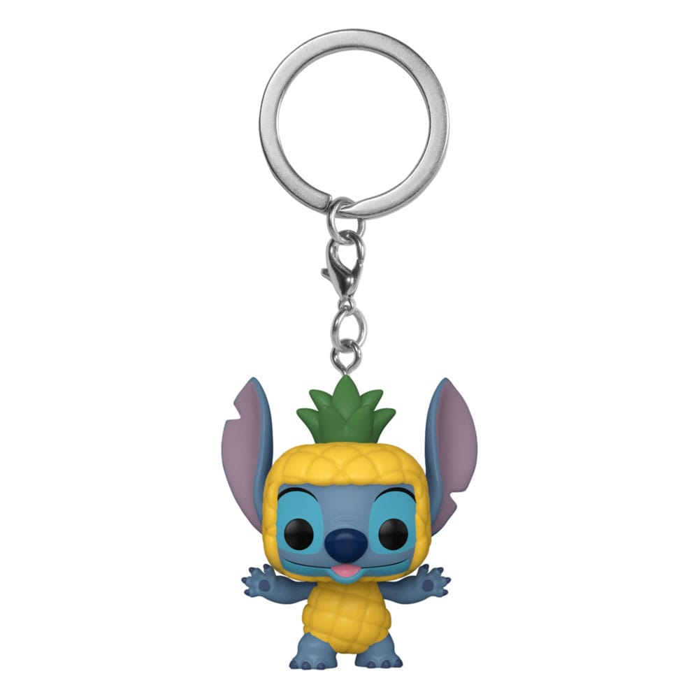 Lilo & Stitch Pocket POP! Vinyl Keychains 4 cm Stitch as Pineapple Display (12)
