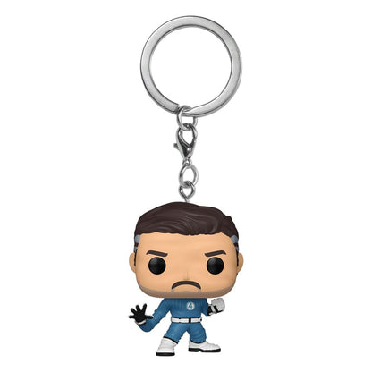 The Fantastic Four: First Steps POP! Vinyl Keychains 4 cm Mister Fantastic Display (12) Funko POP