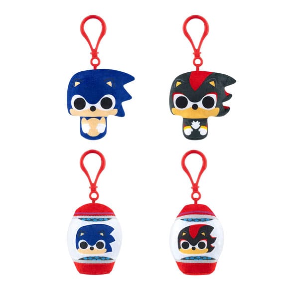 Sonic The Hedgehog Plush Keychain 5 cm PDQ Blind Assortment (12) Funko POP