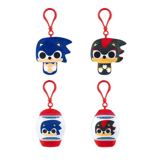 Sonic The Hedgehog Plush Keychain 5 cm PDQ Blind Assortment (12) Funko POP