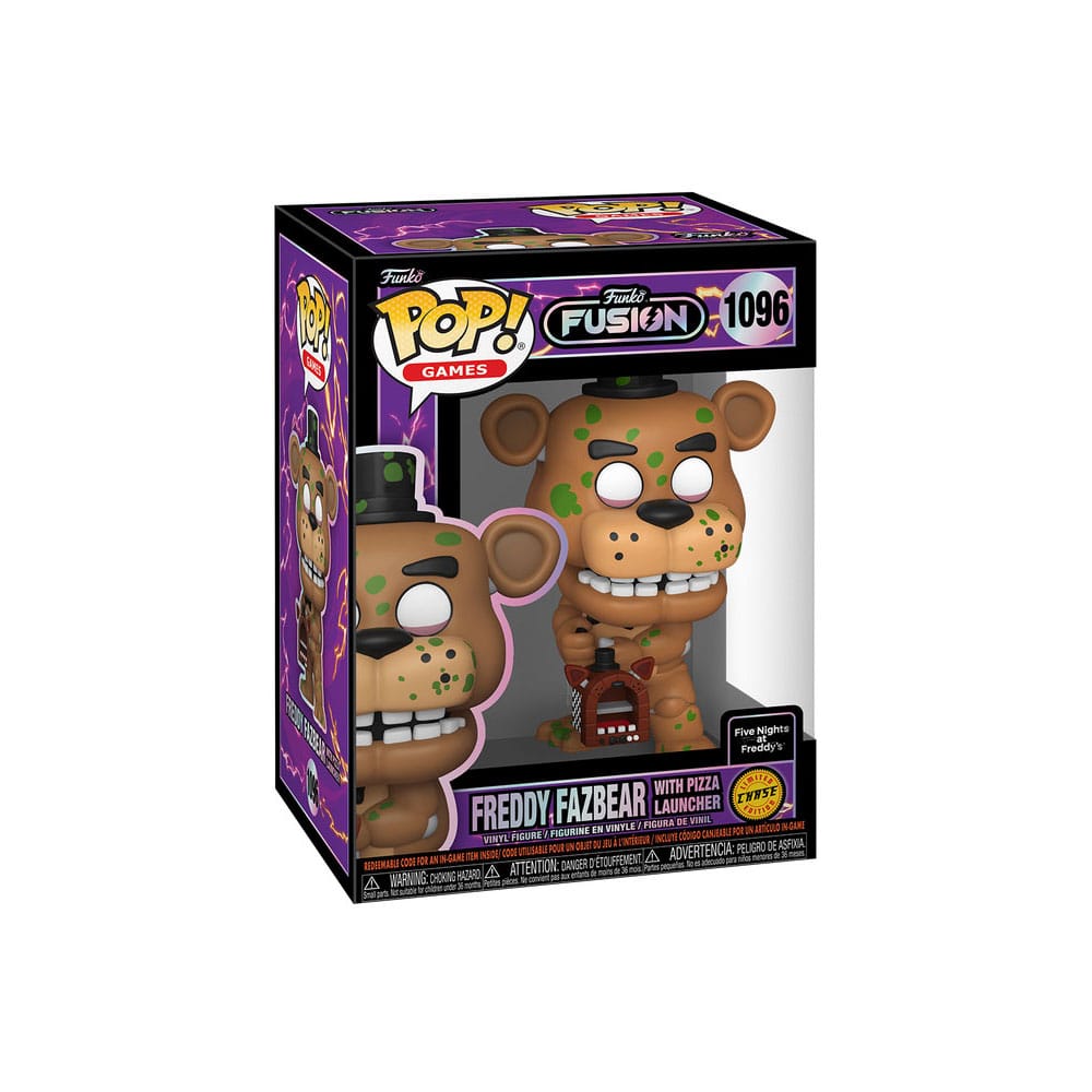 Funko Fusion POP! Games Vinyl Figures Freddy Fazbear with Pizza Launcher w/CH 9 cm Assortment (6) Funko POP