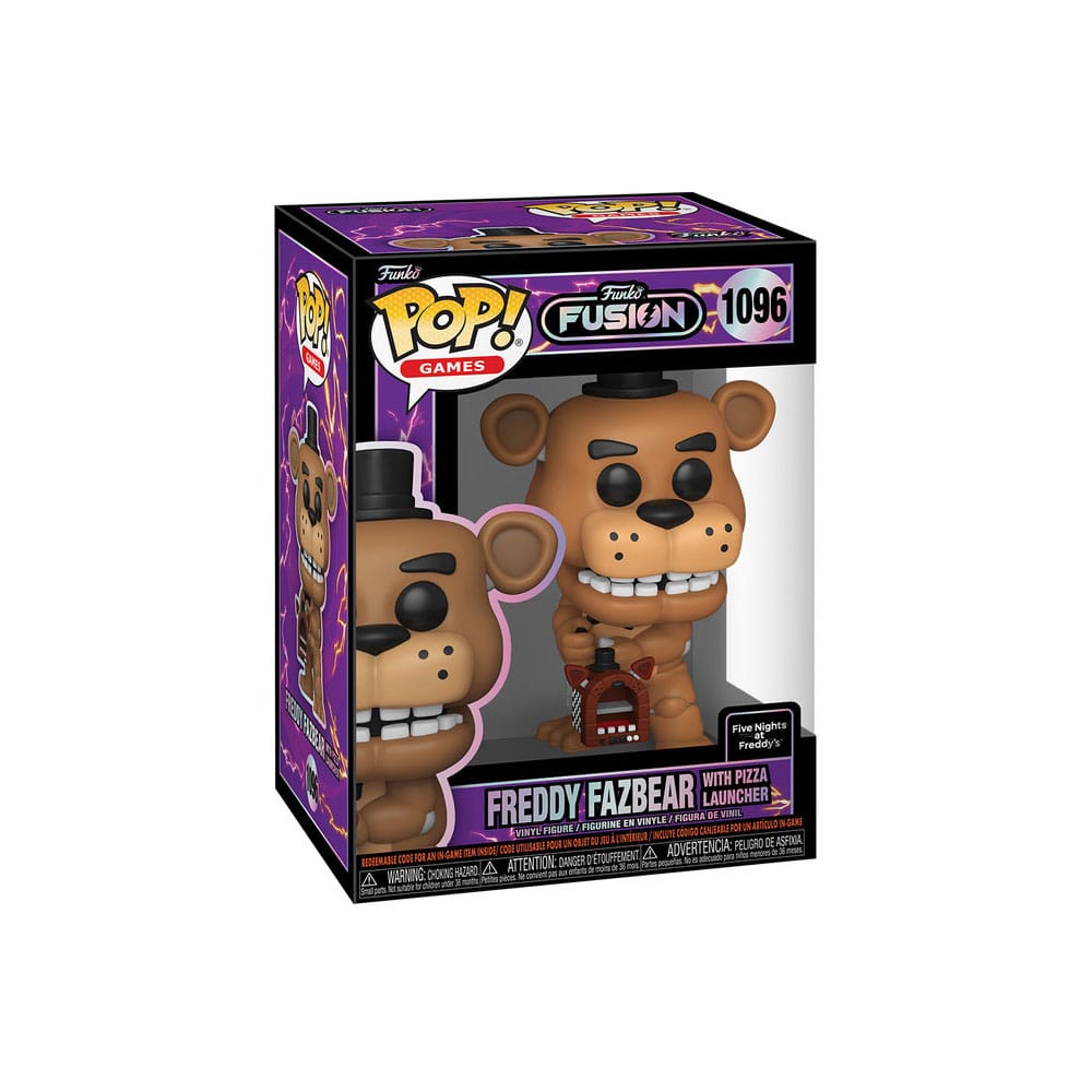 Funko Fusion POP! Games Vinyl Figures Freddy Fazbear with Pizza Launcher w/CH 9 cm Assortment (6) Funko POP