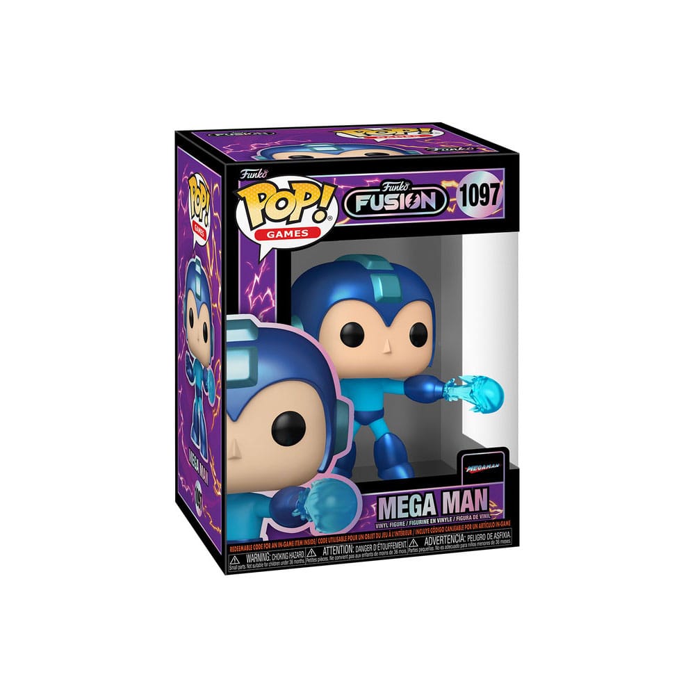 Funko Fusion POP! Games Vinyl Figures Mega Man w/CH 9 cm Assortment (6) Funko POP