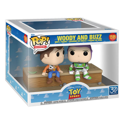 Toy Story POP Moment Vinyl Figures Woody and Buzz (30th Anniversary) 9 cm Funko POP - PRESALE Funko POP