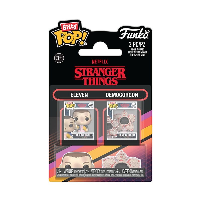 Stranger Things Bitty POP! Vinyl Figure 2-Pack Eleven&Demogorgon 2,5 cm Funko POP POP! Figures Mini-figures