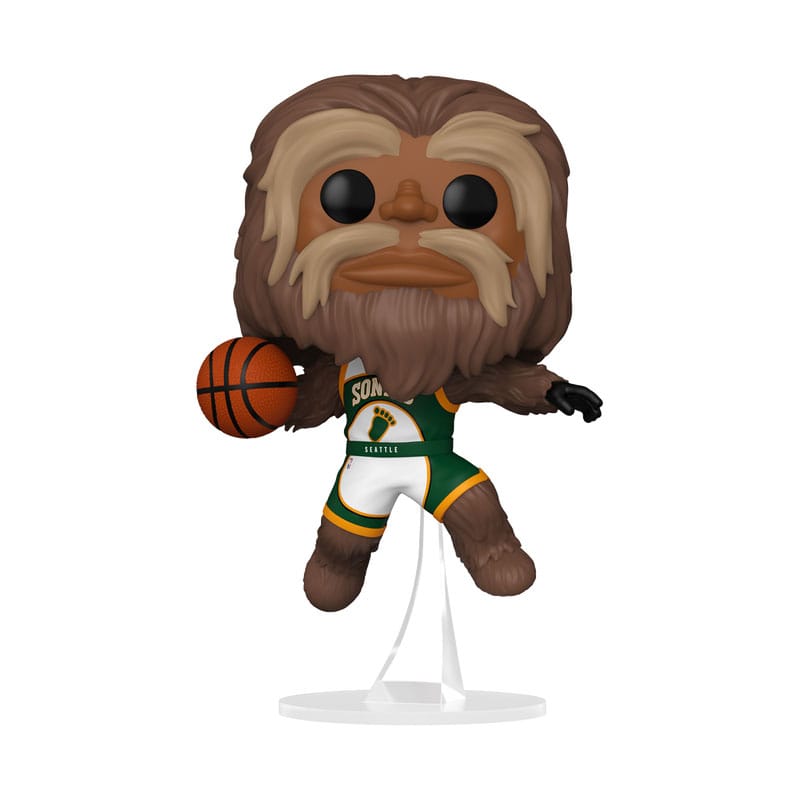 NBA Legends POP! Sports Vinyl Figure Mascots Sonics- Sasquatch 9 cm POP! Figures