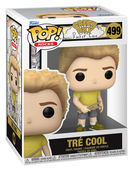 Green Day POP! Rocks Vinyl Figure Tre Cool (Basket Case) 9 cm