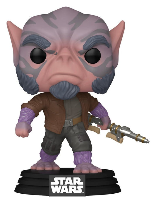 Star Wars: The Mandalorian and Grogu POP! Vinyl Bobblehead Figure Zeb Orrelios  9 cm