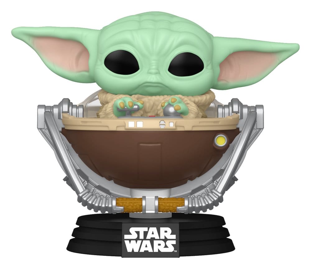Star Wars: The Mandalorian and Grogu POP! Vinyl Bobblehead Figure Grogu in Pram 9 cm