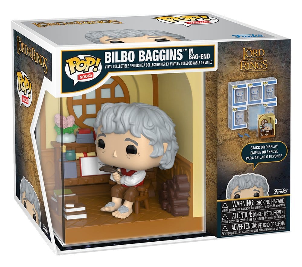 Lord of the Rings POP! Nooks Vinyl Diorama Bilbo Baggins