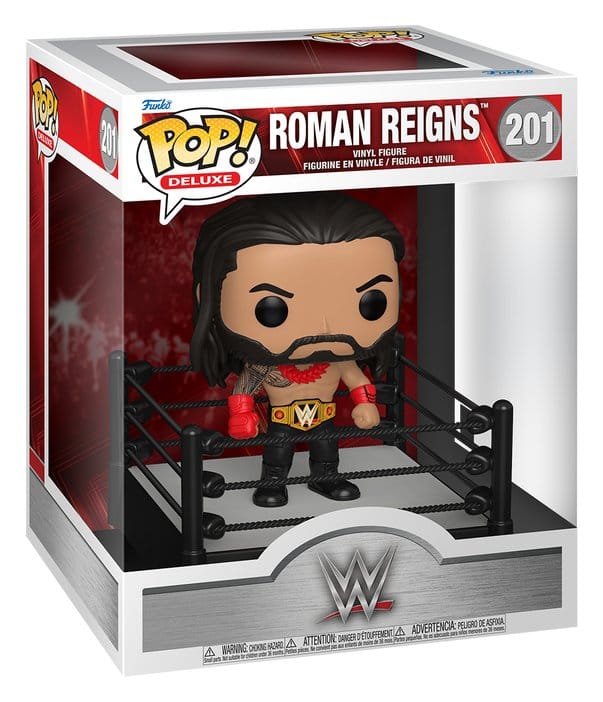 WWE POP! Deluxe Vinyl Figure Roman Reigns in Ring 9 cm